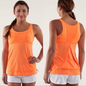 Lululemon Orange Tame Me Tank Size 6